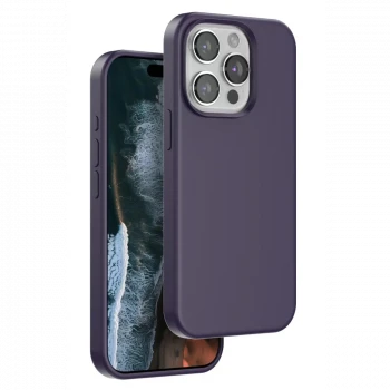 Venco Apple iPhone 15 Pro Home Magsafe Kapak - Derin Mor