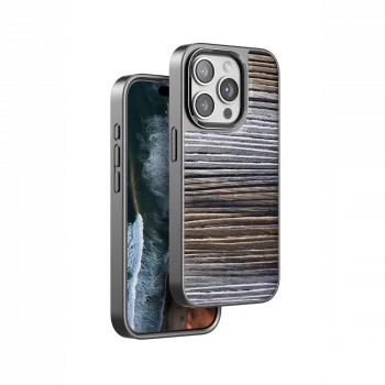 Venco Apple iPhone 15 Pro Wave Kapak - Sarı