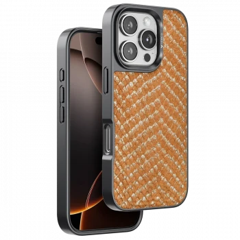 Venco Apple iPhone 16 Pro Max Viper Kapak - Kahverengi