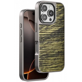 Venco Apple iPhone 16 Pro Max Wave Kapak - Koyu Kahve