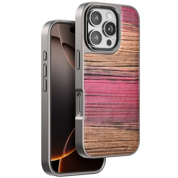 Venco Apple iPhone 16 Pro Max Wave Kapak - Pembe
