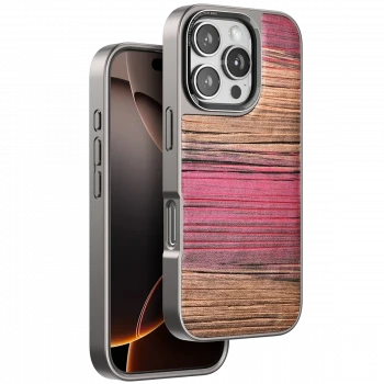 Venco Apple iPhone 16 Pro Max Wave Kapak - Pembe