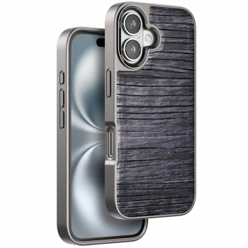 Venco Apple iPhone 16 Wave Kapak - Derin Mor