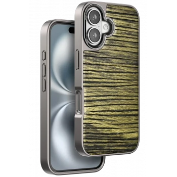 Venco Apple iPhone 16 Wave Kapak - Koyu Kahve