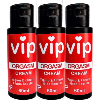 VIP 3 ADET VAJİNACLİTORİS ÖZEL ZEVKKREMİ 60 ML