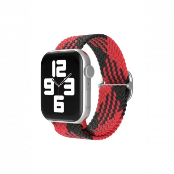 Watch 20mm Star Kordon - Kırmızı-Siyah