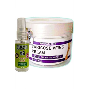 West & Month Varicose Veins Bakım Kremi 100 ml + Çörek Otu Yağı 30 ml
