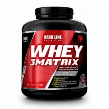 Whey 3Matrix Protein Tozu Çilek 2300 gr
