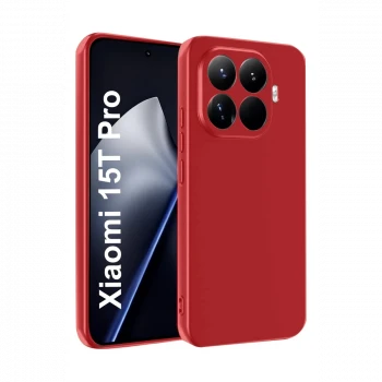Xiaomi Mi 15T Pro First Silikon - Kırmızı