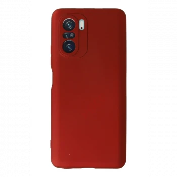 Xiaomi Poco F3 Kılıf First Silikon - Kırmızı