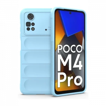 Xiaomi Poco M4 Pro 4G Kılıf Optimum Silikon - Sky Blue