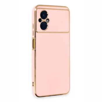 Xiaomi Poco M5 Kılıf Volet Silikon - Pembe