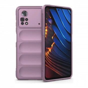 Xiaomi Poco X4 Pro 5G Kılıf Optimum Silikon - Mor