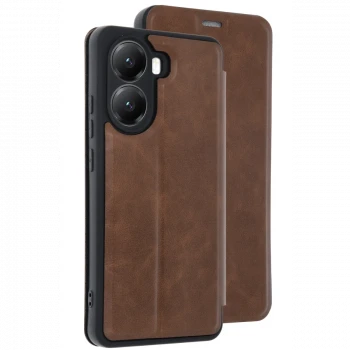 Xiaomi Poco X7 Pro Kılıf Flip Cover - Taba