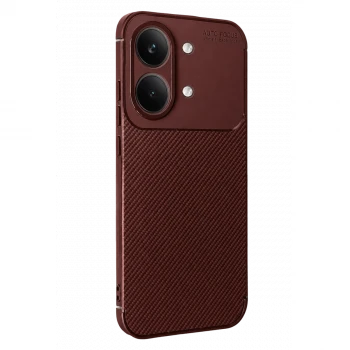 Xiaomi Poco X8 Pro Max Auto Focus Karbon Kapak - Bordo