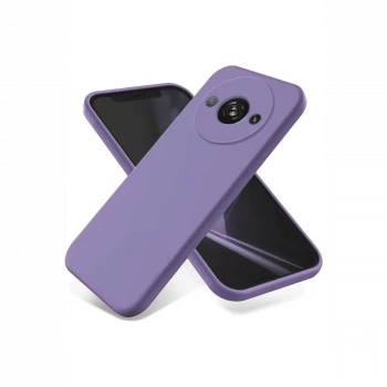 Xiaomi Redmi A3 4G Kılıf First Silikon - Lila