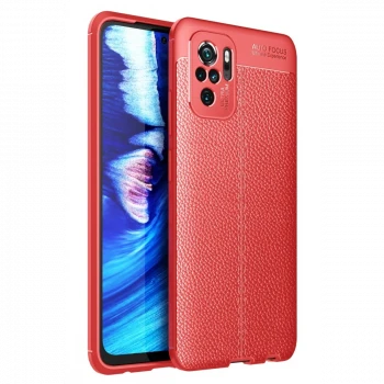 Xiaomi Redmi Note 10 Kılıf Auto Focus Kapak - Kırmızı