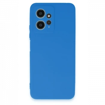 Xiaomi Redmi Note 12 4G Kılıf First Silikon - Mavi
