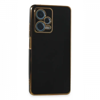 Xiaomi Redmi Note 12 Pro Plus Kılıf Volet Silikon - Siyah