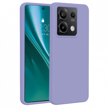 Xiaomi Redmi Note 13 4G Kılıf First Silikon - Lila