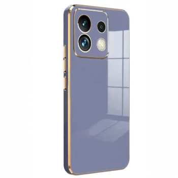 Xiaomi Redmi Note 13 4G Kılıf Volet Silikon - Mavi