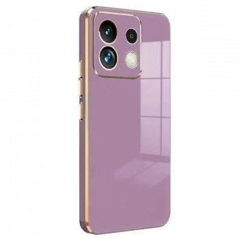 Xiaomi Redmi Note 13 5G Kılıf Volet Silikon - Mor