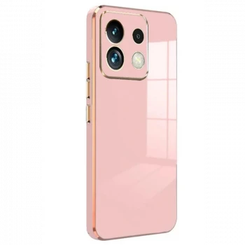 Xiaomi Redmi Note 13 5G Kılıf Volet Silikon - Pembe