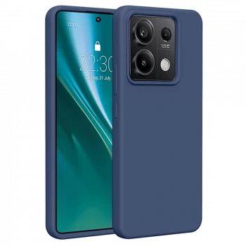 Xiaomi Redmi Note 13 Pro 4G Kılıf First Silikon - Lacivert
