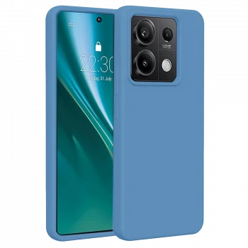Xiaomi Redmi Note 13 Pro 4G Kılıf First Silikon - Mavi