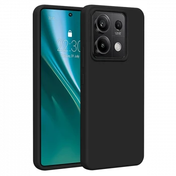 Xiaomi Redmi Note 13 Pro 4G Kılıf First Silikon - Siyah