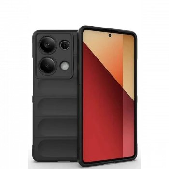 Xiaomi Redmi Note 13 Pro 4G Kılıf Optimum Silikon - Siyah