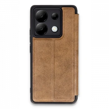 Xiaomi Redmi Note 13 Pro 5G Kılıf Flip Cover - Taba