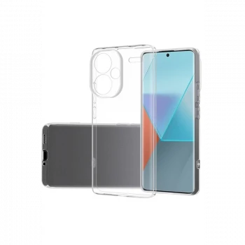 Xiaomi Redmi Note 13 Pro Plus Kılıf Lüx Şeffaf Silikon
