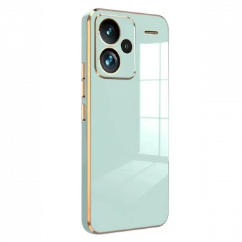 Xiaomi Redmi Note 13 Pro Plus Kılıf Volet Silikon - Açık Yeşil