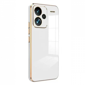 Xiaomi Redmi Note 13 Pro Plus Kılıf Volet Silikon - Beyaz