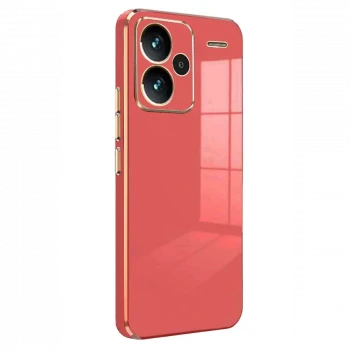 Xiaomi Redmi Note 13 Pro Plus Kılıf Volet Silikon - Kırmızı