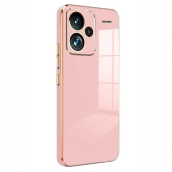 Xiaomi Redmi Note 13 Pro Plus Kılıf Volet Silikon - Pembe
