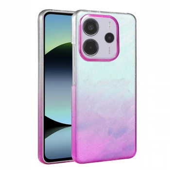 Xiaomi Redmi Note 14 4G Glossy Kapak - Mor