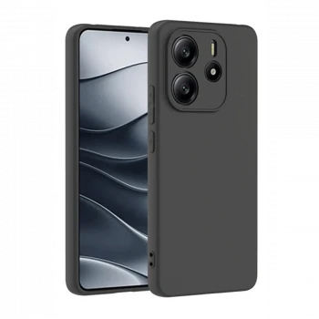 Xiaomi Redmi Note 14 4G Kılıf First Silikon - Siyah