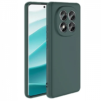 Xiaomi Redmi Note 14 Pro 4G Kılıf First Silikon - Koyu Yeşil