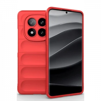 Xiaomi Redmi Note 14 Pro 4G Kılıf Optimum Silikon - Kırmızı