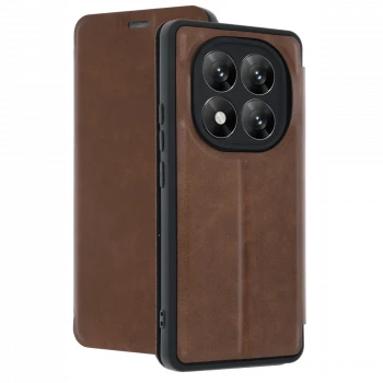 Xiaomi Redmi Note 14 Pro 5G Kılıf Flip Cover - Taba