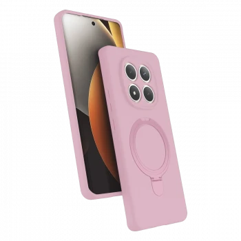 Xiaomi Redmi Note 15 4G Regal Magsafe Standlı Kapak - Açık Pembe