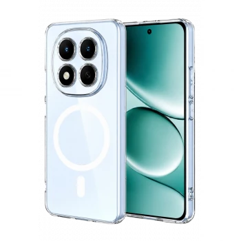 Xiaomi Redmi Note 15 Pro 5G Combo Sert Şeffaf Magsafe Kapak - Şeffaf