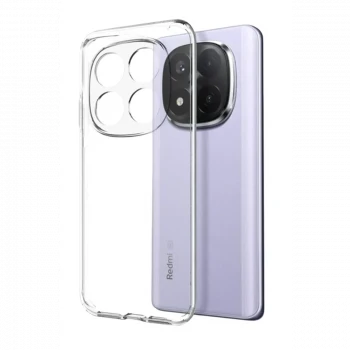 Xiaomi Redmi Note 15 Pro 5G Lüx Şeffaf Silikon - Şeffaf