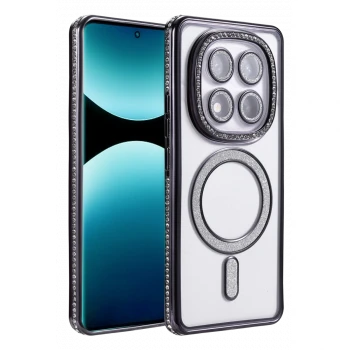 Xiaomi Redmi Note 15 Pro Plus 5G Joke Simli Magneticsafe Kılıf - Siyah
