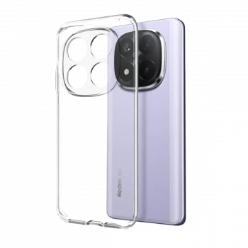 Xiaomi Redmi Note 15 Pro Plus 5G Lüx Şeffaf Silikon - Şeffaf