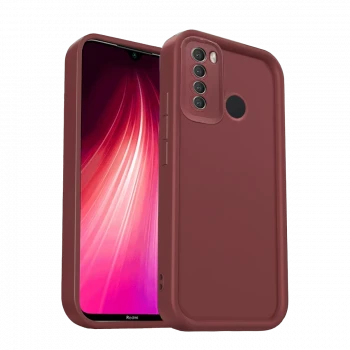 Xiaomi Redmi Note 8 Kılıf Viera Silikon - Bordo