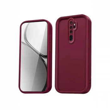 Xiaomi Redmi Note 8 Pro Kılıf Viera Silikon - Bordo