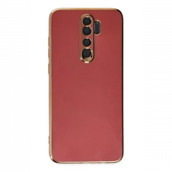 Xiaomi Redmi Note 8 Pro Kılıf Volet Silikon - Kırmızı
